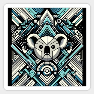 Abstract Animal Koala 2 Magnet